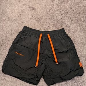 YoungLA Running Shorts (Black/Orange)